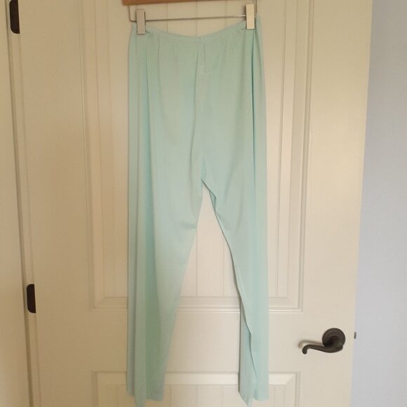 Vintage Vanity Fair Women's Short Sleeve Nylon Pajama Set Blue Size M - Picture 8 of 12